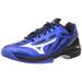 [Mizuno] Tennis Shoes Wave Exceed 4 Wide AC All Court Club Activity Lightweight Game Court Soft Tennis Hard Tennis Blue x White x Black 23.0 cm 3E