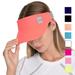 Lucky In Love Women`s Lucky Logo Stretch Tennis Visor ( 10.5 Neon Yellow )