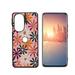 Pink-retro-floral-MagSafe-s-Elegant-tough-6-3 Phone Case Degined for Motorola Edge Plus 2022 Case Men Women Flexible Silicone Shockproof Case for Motorola Edge Plus 2022