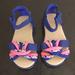 Zara Shoes | Euc Zara Baby Girl Sandals Size 2.5 | Color: Blue/Pink | Size: 2.5bb