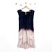 Anthropologie Dresses | Anthropologie Amadi Dip Dyed Dress Asymmetrical Hem Pockets Tie Dye | Color: Gray/Pink | Size: Xs