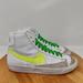 Nike Shoes | Nike Blazer Mid 77 Essential- Womens- Size 6.5- White-[Dj3050-100]-Sneaker Shoes | Color: Green/White | Size: 6.5