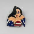 Disney Jewelry | New Jessica Rabbit Disney Fantasy Pin Mickey Mouse Ears American Flag Enamel Pin | Color: Black | Size: Os