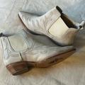 Free People Shoes | Free People Wayward Western Boot | Color: White | Size: 7