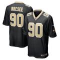 Men's Nike Bryan Bresee Black New Orleans Saints 2023 NFL Draft First Round Pick Game Jersey