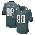 Men's Nike Jalen Carter Midnight Green Philadelphia Eagles 2023 NFL Draft First Round Pick Game Jersey