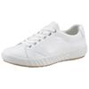 Sneaker ARA "AVIO", Damen, Gr. 4,5, weiß, Glattleder, sportlich, Schuhe, Slipper, Halbschuh, Freizeitschuh mit Wechselfußbett in G-Weite