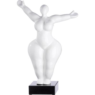 Dekofigur CASABLANCA BY GILDE "Skulptur Lady", weiß, B:37cm H:54cm T:18cm, Kunstharz, Dekofiguren Image