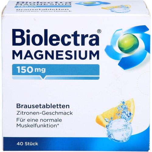 Biolectra – Magnesium 150 mg Zitrone Brausetabletten Mineralstoffe