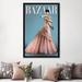 East Urban Home Audrey Hepburn Harper's Bazaar Cover by George V. Antoniou - Wrapped Canvas Graphic Art Print in Blue/Pink | Wayfair