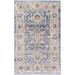 White 36 x 24 x 0.5 in Area Rug - Nicole Curtis Oriental Machine Woven Area Rug in Brown/Blue | 36 H x 24 W x 0.5 D in | Wayfair 099446165015