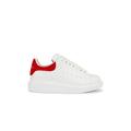 Alexander McQueen Oversized Sneakers in White & Lust Red - White. Size 35 (also in 36.5, 37.5, 40.5).