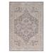 Brown/Gray 89 x 60 x 0.37 in Area Rug - Bungalow Rose Oriental Medallion Machine Woven Area Rug | 89 H x 60 W x 0.37 D in | Wayfair
