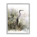 Stupell Industries Heron Bird Water's Edge Pond by Pip Wilson - Floater Frame Graphic Art on Wood in Brown/Gray | 20 H x 16 W x 1.5 D in | Wayfair