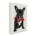 Stupell Industries Cool Dude French Bulldog Pet by Karen Smith - Wrapped Canvas Graphic Art Canvas in White | 48 H x 36 W x 1.5 D in | Wayfair