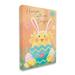 Stupell Industries Hangin' w/ My Peeps Easter Egg Chicks by N/A - Wrapped Canvas Graphic Art Canvas in Green/Orange/Yellow | Wayfair