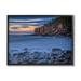 Stupell Industries Foggy Seaside Rocks At Sunset Framed Giclee Art By Rick Berk Wood in Blue/Brown/Gray | 16 H x 20 W x 1.5 D in | Wayfair