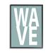 Stupell Industries Wave Turquoise Summer by Jamie Macdowell - Floater Frame Graphic Art on Wood in Blue/Brown/White | 30 H x 24 W x 1.5 D in | Wayfair