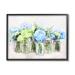 Stupell Industries Abundant Hydrangea Bouquet Garden by Ziwei Li - Floater Frame Graphic Art on in Blue/Brown/Green | Wayfair at-660_fr_11x14