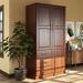 Latitude Run® Metro 100% Solid Wood 2-door Wardrobe Armoire Wood in Brown | 72 H x 37.75 W x 20.75 D in | Wayfair F42F28EC1E284DF6B554E2A6B655AE93