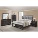 Red Barrel Studio® 4-2_Natividad Storage Platform Bedroom Set Upholstered in Brown/Gray | 6.8 H x 82 W x 78.8 D in | Wayfair