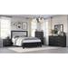 Winston Porter 4-2_Marijo LED Panel Bedroom Set Wood in Black | 50.4 H x 21.6 W x 84 D in | Wayfair C359787043A546DE984963E8A4BCD99B