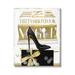 Stupell Industries Fashion Books Stacked Glam Heels by Sally Swatland - Graphic Art Canvas/Metal in Black | 40 H x 30 W x 1.5 D in | Wayfair
