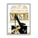 Stupell Industries Fashion Books Stacked Glam Heels by Sally Swatland - Graphic Art Canvas in Black | 30 H x 24 W x 1.5 D in | Wayfair