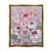 Stupell Industries Outline Peony Blooms Abstract Floater Canvas Wall Art By Blursbyai Canvas in Pink | 21 H x 17 W x 1.7 D in | Wayfair