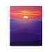 Stupell Industries Red Sunrise Mountain Horizon Floater Canvas Wall Art By Rick Berk Canvas in White | 48 H x 36 W x 1.5 D in | Wayfair