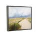 Stupell Industries Coastal Sandy Path Cloudy Sky Floater Canvas Wall Art By Kim Curinga Canvas | 17 H x 21 W x 1.7 D in | Wayfair at-815_ffl_16x20