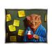Stupell Industries Funny Cat Morning Coffee Memo Reminders Floater Canvas Wall Art By Lucia Heffernan Canvas | 25 H x 31 W x 1.7 D in | Wayfair
