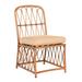 Woodard Cane Patio Dining Side Chair w/ Cushion in White | 36.25 H x 19.5 W x 24.88 D in | Wayfair S650511-WHT-27Y