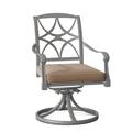 Woodard Wiltshire Rocking Outdoor Chair Metal in Gray/Brown | 36.75 H x 24 W x 29.1 D in | Wayfair 4Q0472ST-72-24T