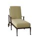 Woodard Wiltshire 79.3" Long Reclining Single Chaise Metal | 25 H x 28.25 W x 79.25 D in | Outdoor Furniture | Wayfair 4Q0470-48-06N