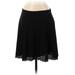 J.Crew Casual Skirt: Black Solid Bottoms - Women's Size 4