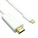 3 Feet USB Type C to HDMI Male Cable White