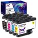 LC3037XXL LC-3037XXL Ink Cartridges High-Yield Replacement for Brother LC 3037 XXL LC-3037XXL LC3037BK for Brother MFC-J6945DW MFC-J6545DW MFC-J5845DW MFC-J5945DW (Black Cyan Yellow Magenta 4 Packs)