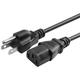10FT Long 3-Pin New AC Power Cord 3-Prong Cable Plug for X Box 360 PS3 Xbox Play Station 3
