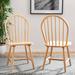 SAFAVIEH Camden Spindle Oval Back Dining Chairs (Set of 2) - 17.9" x 19.7" x 37"