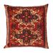 Canvello Decorative Velvet Throw Pillow - 20'' X 20'' - Red - 20''X 20''