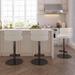 Mid-Century Modern Italian Bar stool Height Adjustable