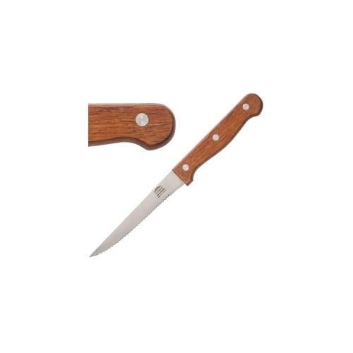 12 Olympia Steakmesser | mit Holzgriff | 11,5cm