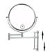 Height-Adjustable Bathroom Mirror 8 Inch Double Sided 1X/7X Magnifying Mirror 360Â°Swivel Extendable Design Multifunctional Mirror extending mirror bathroom wall magnifying mirror
