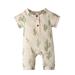 Akiihool Baby Bodysuit Unisex Little Planet Baby Organic Cotton Gauze Overall Jumpsuit (Green 18 Months)