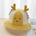 Aayomet Deer Baby Sunscreen Bucket Girls Boys 3D Cap Cap Baby Cartoon Hat Baby Care 6months Baby Boy One Size