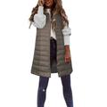 Winter Coats For Women Winter Vest Thin And Light Down Coat Casual Down Coat Slim Gilet Quilted Jacket Outdoor Winter Coat Vest With Pockets