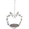 Vogeltränke AMBIENTE HAUS, grau, B:29cm H:30cm T:16cm, Metall, Haustiertränken