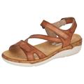 Sandale REMONTE Gr. 42, braun (cognac) Damen Schuhe Sandalen