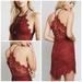 Free People Dresses | Free People She’s Got It Lace Slip Mini Dress | Color: Red | Size: S